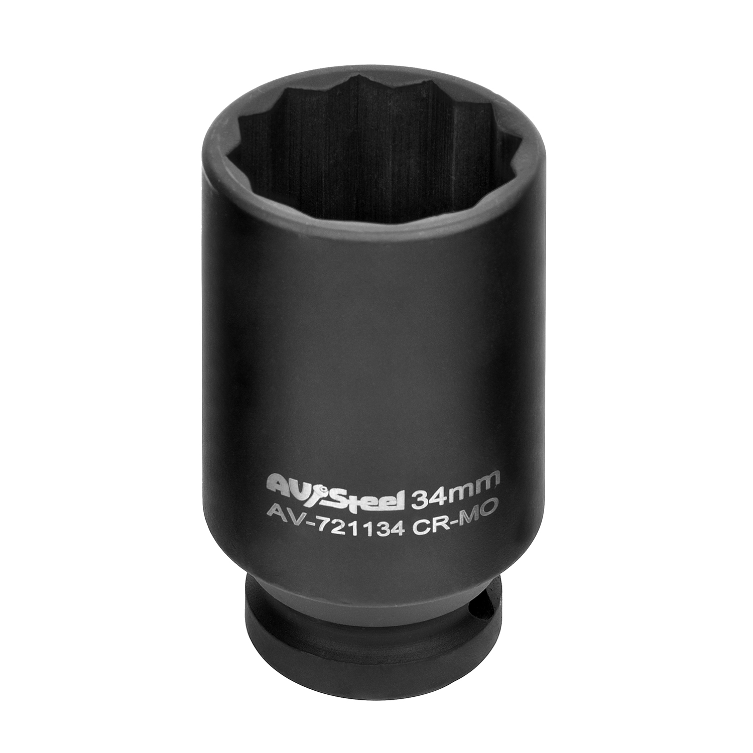 головка ударная 12-гранная 1/2" удлиненная 34мм