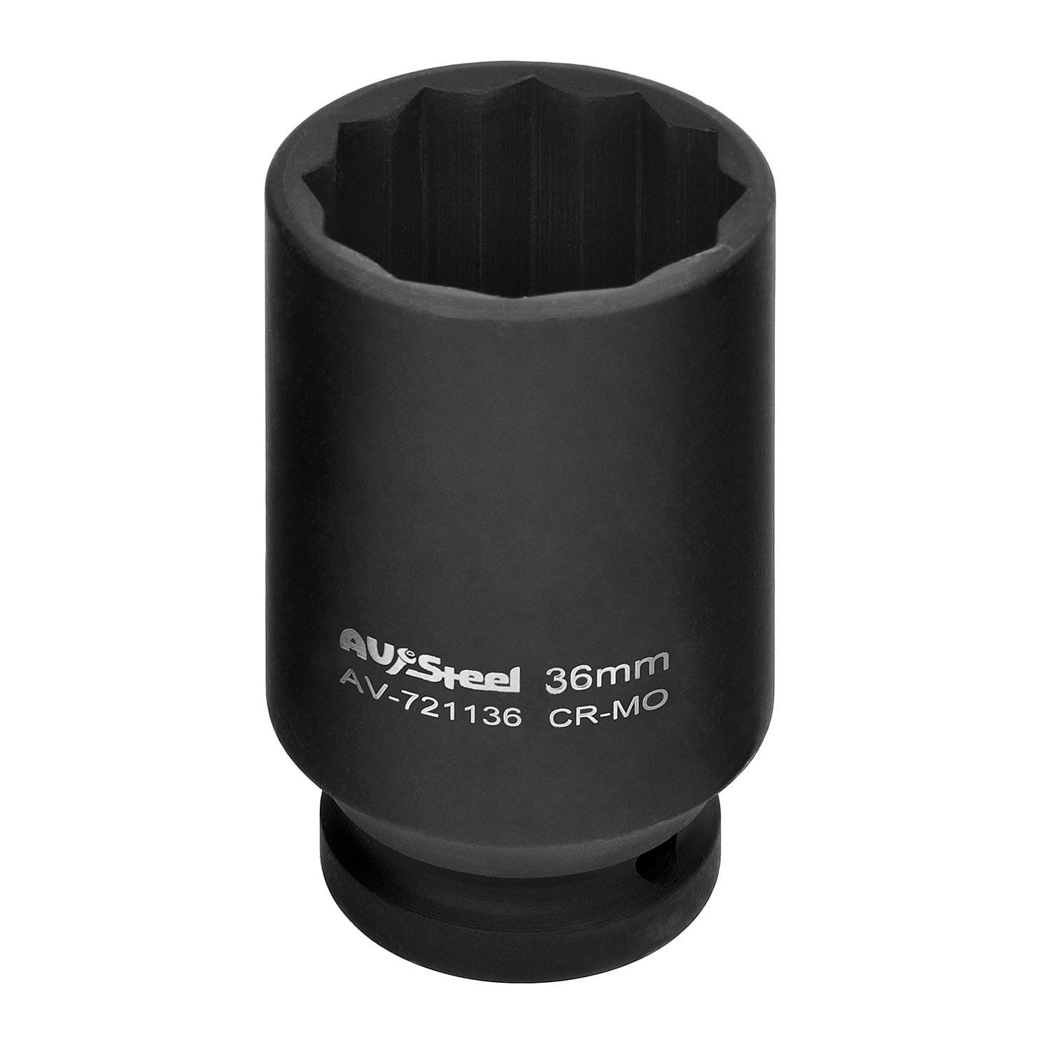 головка ударная 12-гранная 1/2" удлиненная 36мм