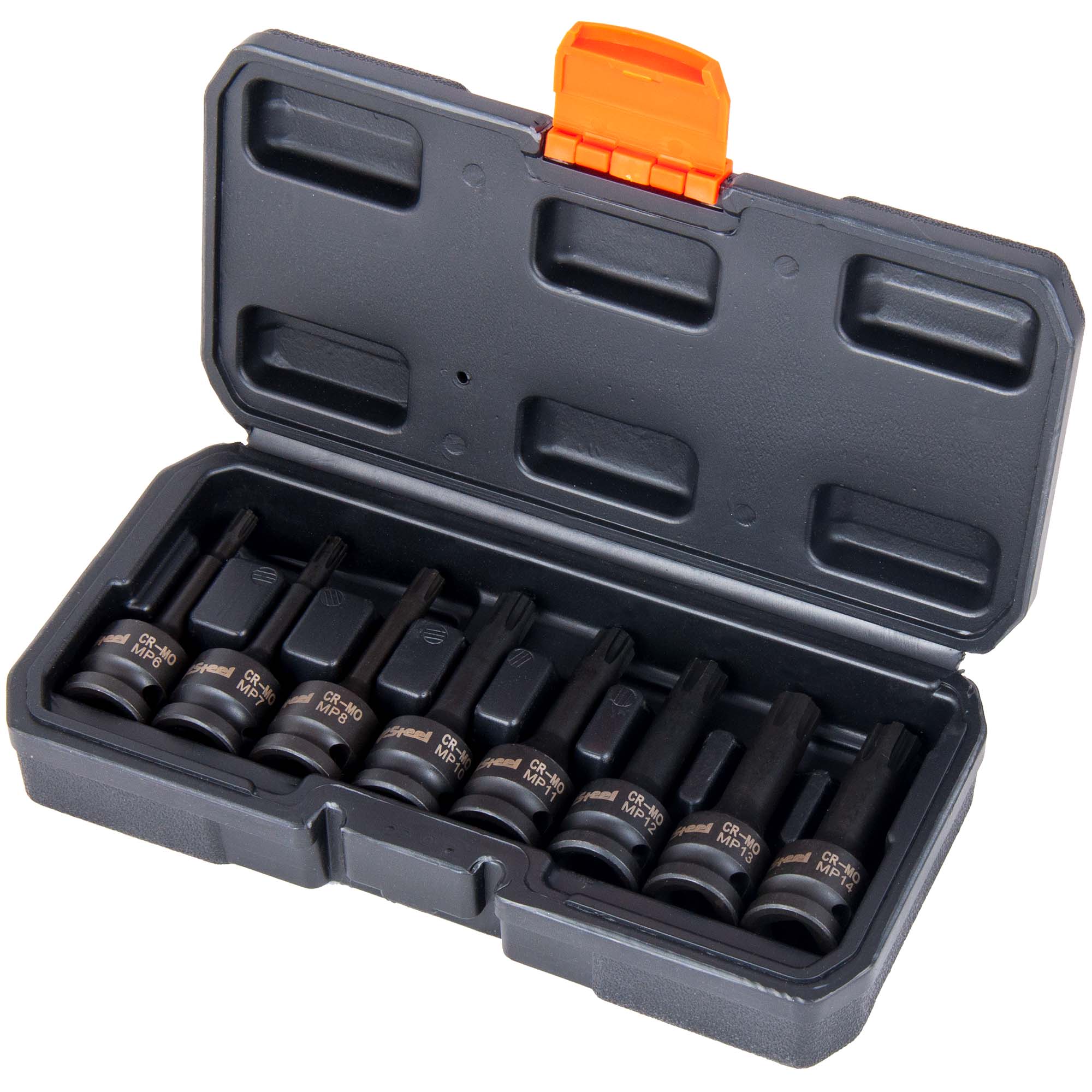 набор головок ударных 1/2" с внешним HEX 8 предметов H6-H19