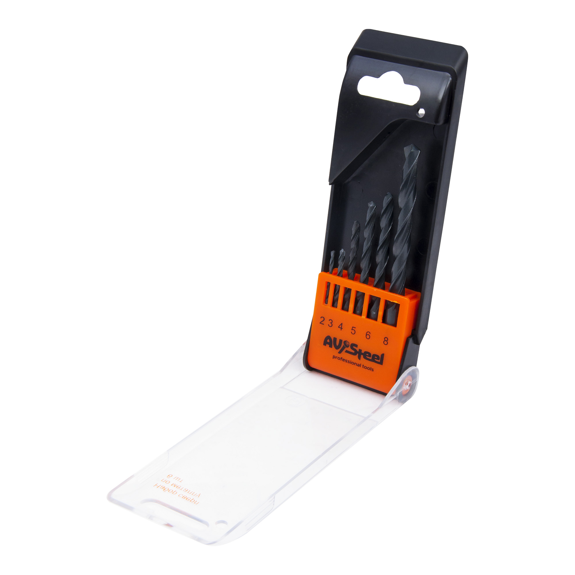 наборы сверл по металлу HSS-R 118 AV Steel 6 предметов