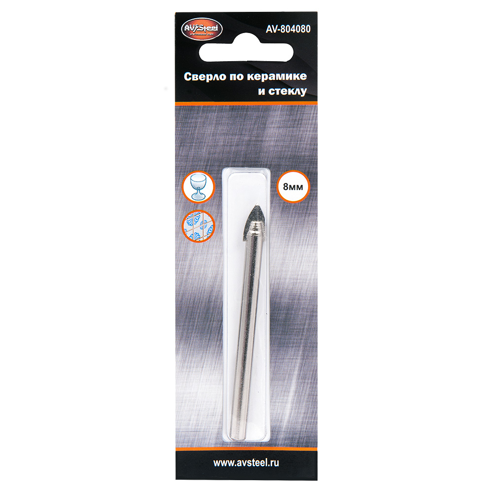 сверло по керамике и стеклу 8,0мм
