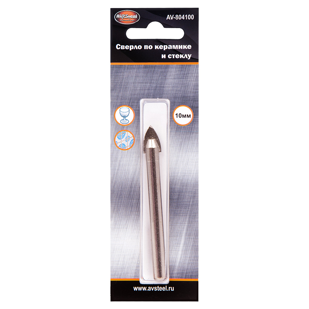 сверло по керамике и стеклу 10,0мм