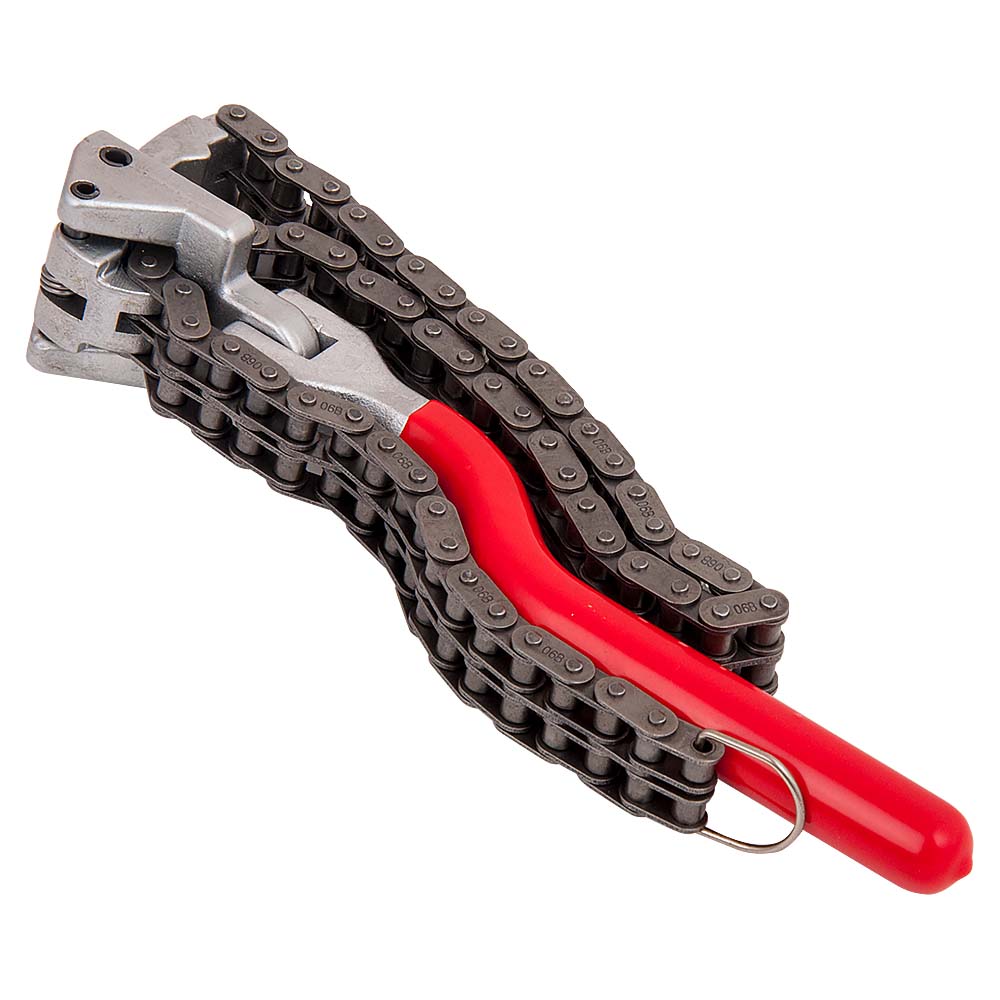 съемник масляных фильтров цепной до 160мм усиленный