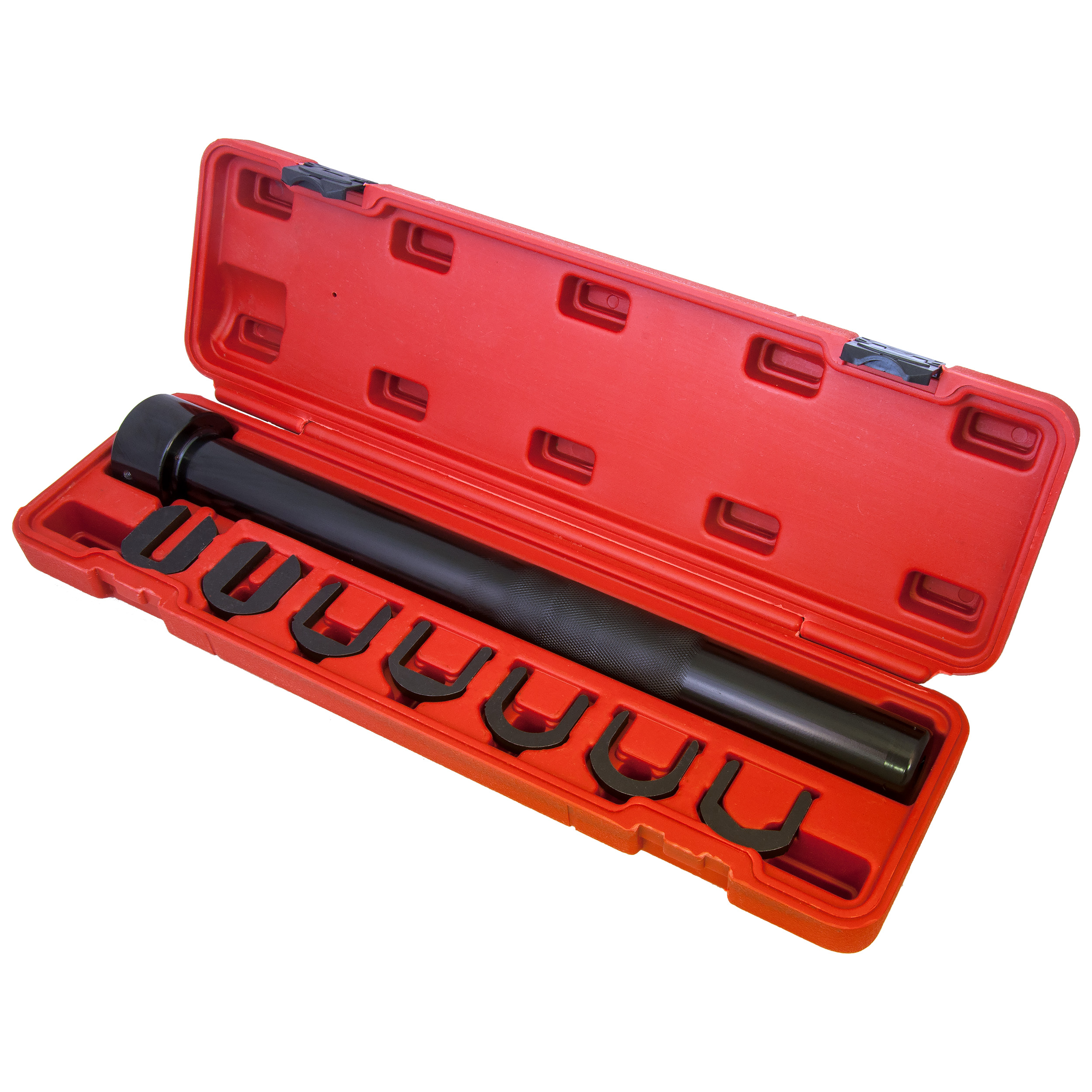 ключ поперечной рулевой тяги с 7 адаптерами