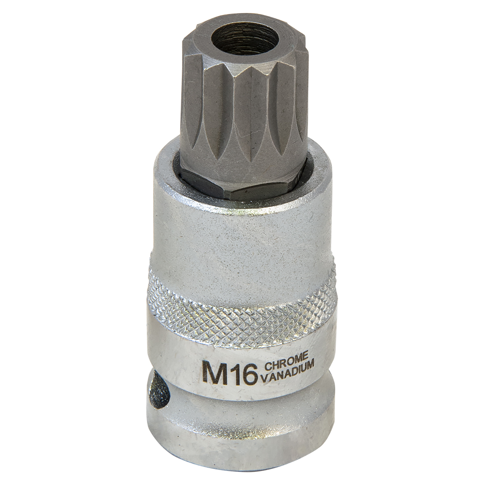 головка со вставкой SPLINE с отверстием 1/2" MH16x55
