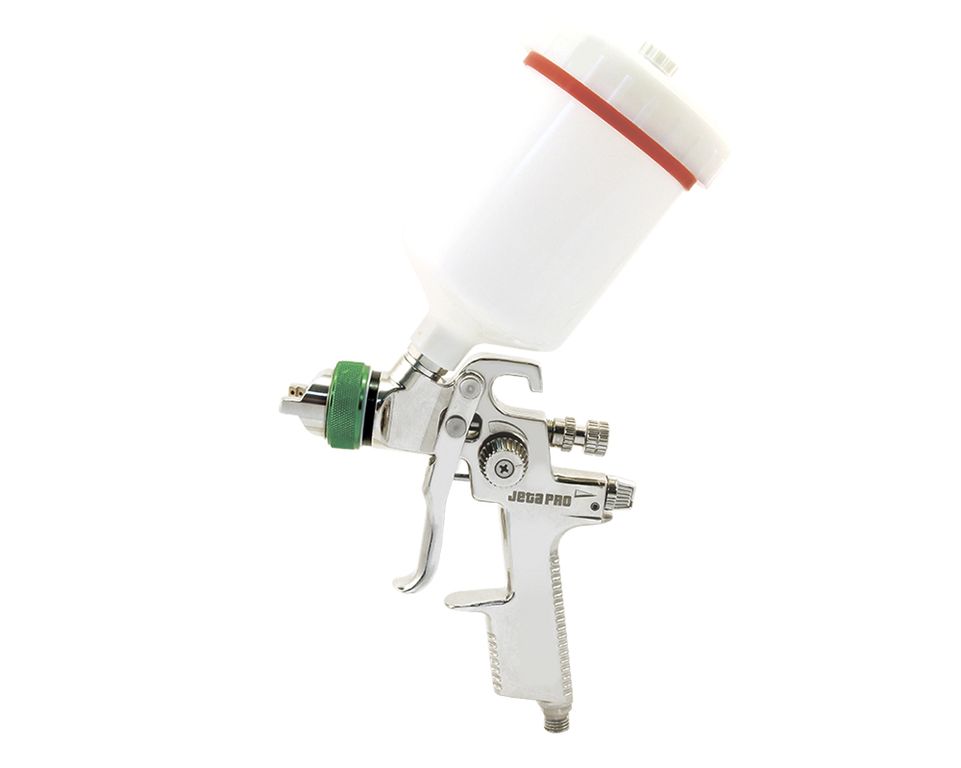 JP600PR HVLP (JP600) - профессиональный краскопульт, верхний пластиковый бачок 0,6л, сопло 1.4мм
