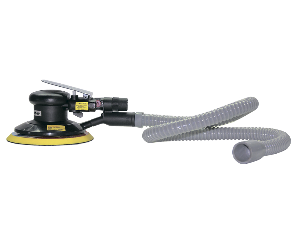 JT1016 J-T16 Пневматическая ротор-орбитальная шлиф. машинка с пылеотводом, для одной руки, диск-подошва Velcro (липучка)? 150 мм, вес 0,6 кг