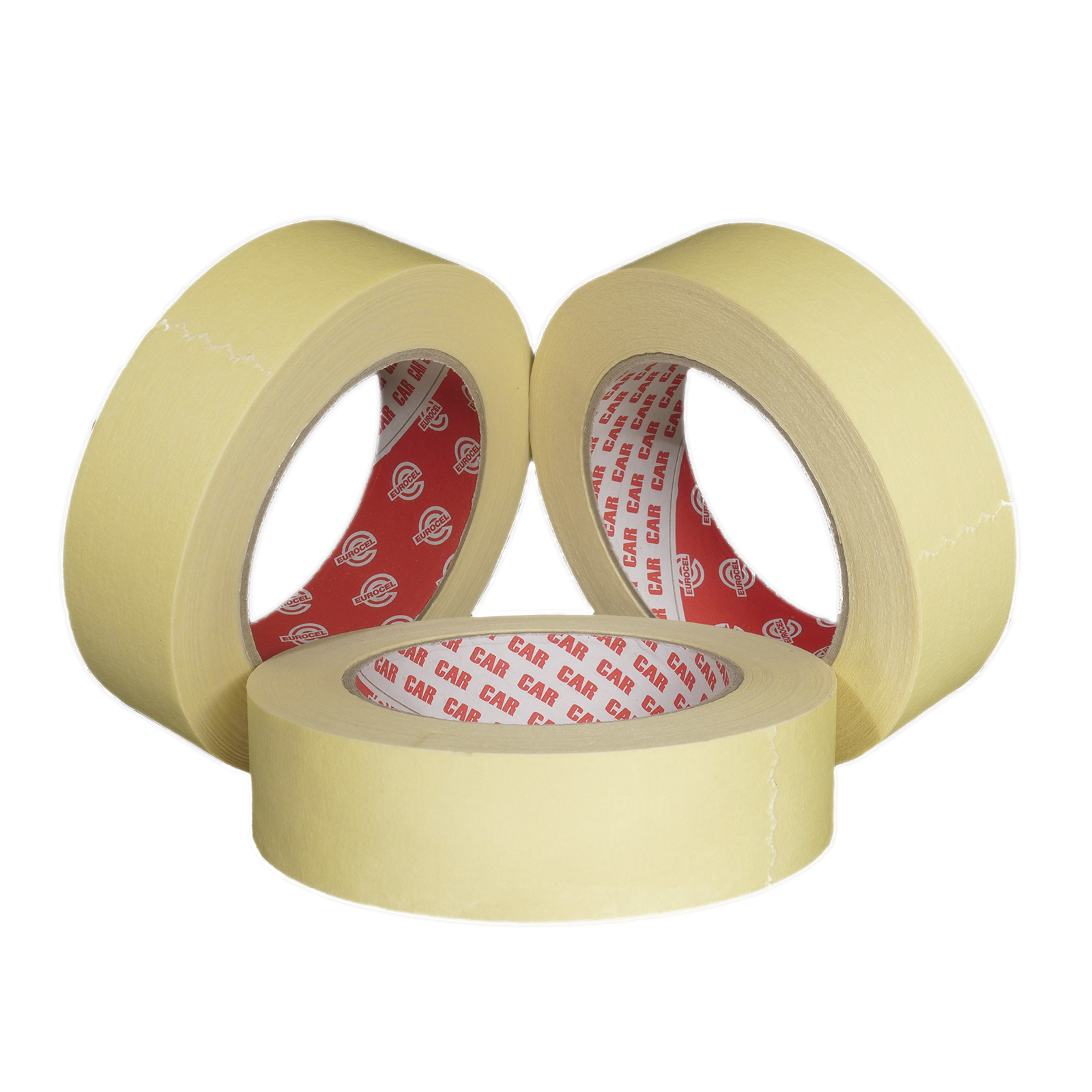 Лента маскирующая желтая Eurocel 38 мм х 40 м 80 Со - 60 мин, MSK 6260/38, /24 шт/блистер 6 шт/