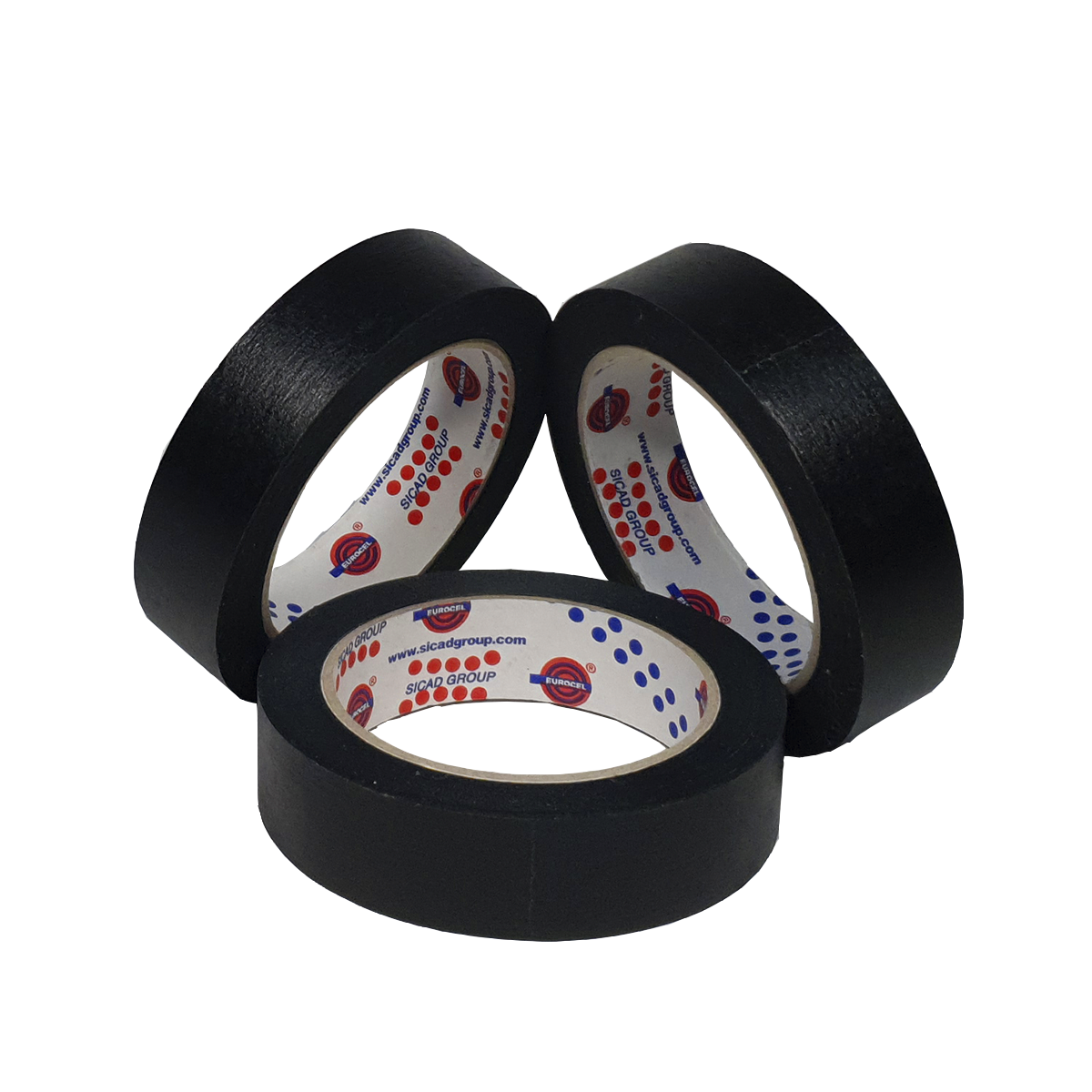 Лента маскирующая черная Eurocel 19 мм x 40 м 80 Со - 30 мин, MSK 6270/19, /48 шт/блистер 12 шт/