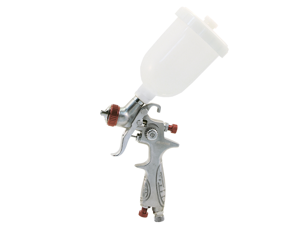 Mini JL887 HVLP (JMJ87) - миникраскопульт, сопло 0.8мм, верхний пластиковый бачок 0,125л.