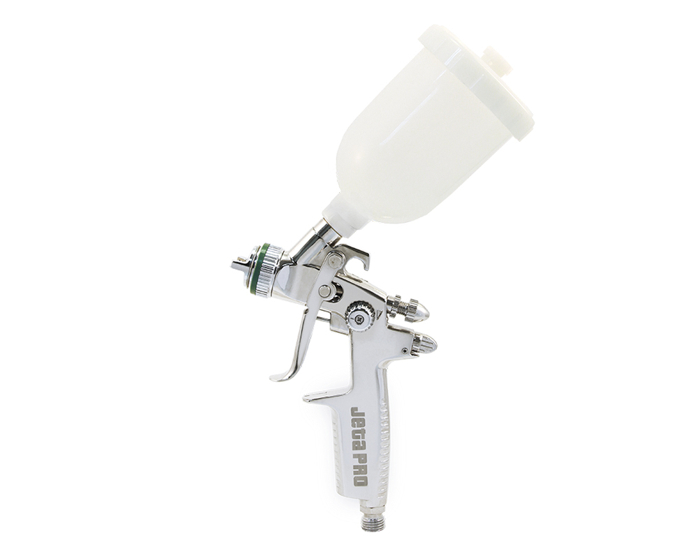 Mini JP3000 HVLP - миникраскопульт, сопло 1.0, верхний пластиковый бачок 0,125 л