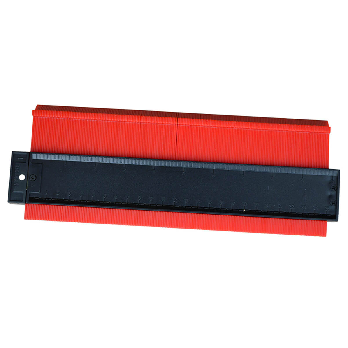 WDK-65422 Профильная кузовная линейка 250мм. Позволяет быстро и с достаточно высокой точностью получить форму профиля детали. Применяется при ремонте кузовов автомобилей, в деревообработке, при изготовлении мебели, реставрации интерьеров и пр.