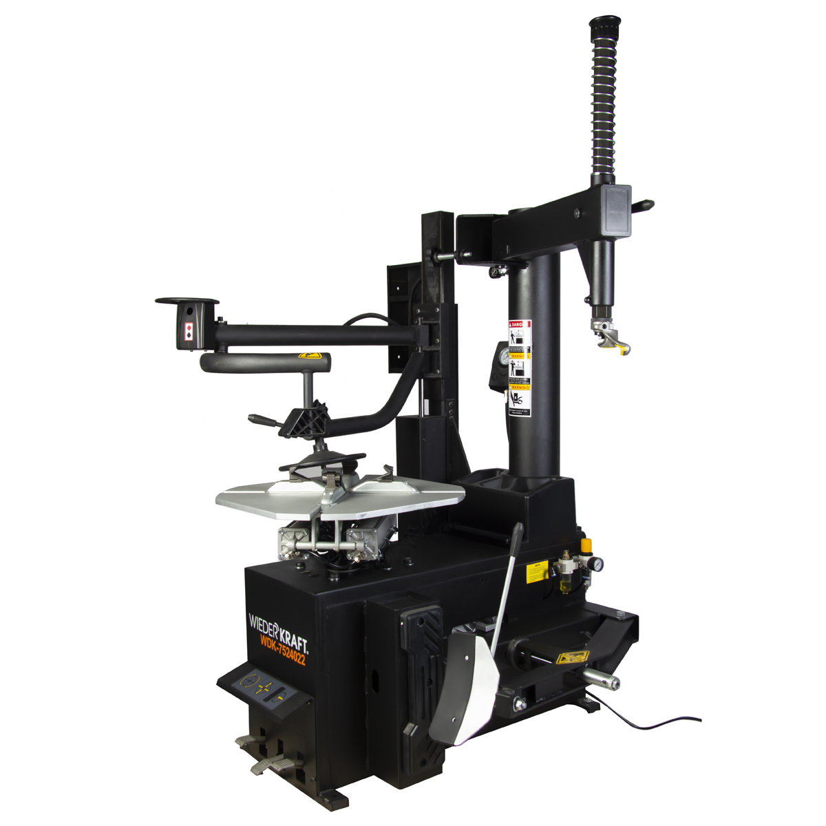 WDK-7524022 Полуавтоматический шиномонтажный стенд с взрывной накачкой и возможностью установки допо