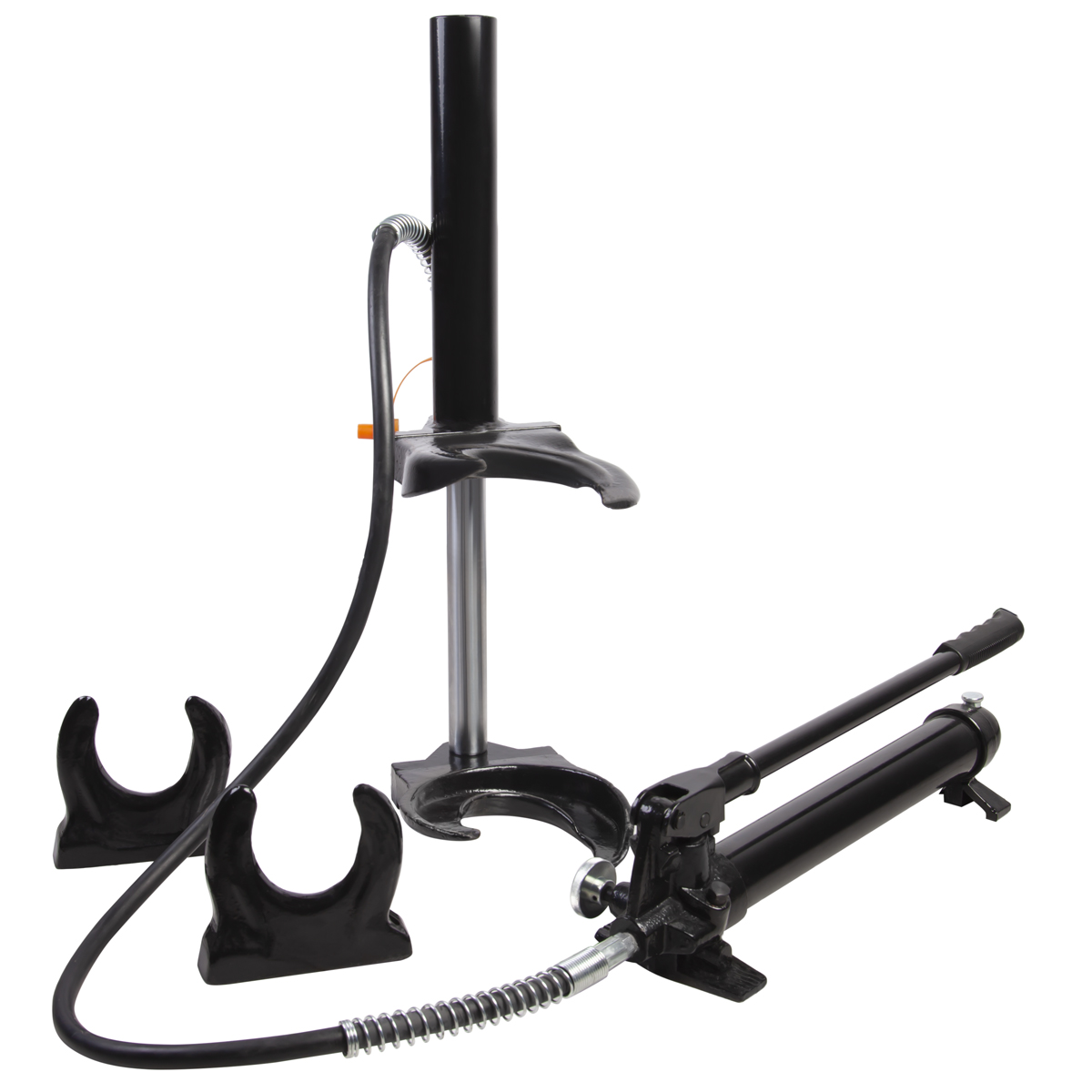 WDK-83211 Гидравлическая  стяжка для пружин автомобилей, Усилие 1т, Диаметр пружины 100-200 мм, Ход штока 110 мм